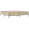 Bettgestell Sonoma-Eiche 200x200 cm Holzwerkstoff und Produktbild-Vorschau 1