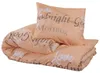 vidaXL Bettwäsche-Set Rosa 200x200 cm Baumwolle Produktbild-Vorschau 3