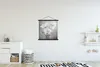 MuchoWow® Textilposter Stilleben - Blumen - Schwarz und Produktbild-Vorschau 2