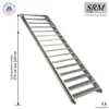16 Stufen Stahltreppe Breite: 90 cm Geschosshöhe 274-340cm  Produktbild-Vorschau 1