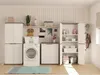 Kunststoffschrank Jolly 68 cm x 166 cm x 39 cm Dunkelgrau, Produktbild-Vorschau 5