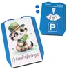 Erdmännchen Glücksbringer Parkscheibe Produktbild-Vorschau 2