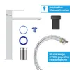 Bächlein Wasserhahn hoch fürs Bad in kantigem Design – Produktbild-Vorschau 5