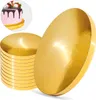 Base per torta Oro 34 cm 2 cm Set di 10 tamburi per torta Anteprima dell’immagine prodotto 1