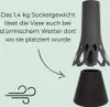 2er Set Grabvase mit Sockel Gewicht Friedhofvase Produktbild-Vorschau 3