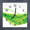 Glasuhr Wanduhr Küchenuhr Echt-Glas 30x30 cm Abstrakte Produktbild-Vorschau 2
