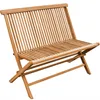 A wooden folding bench on a white background. Náhled obrázku produktu