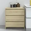 vidaXL Príborník Sonoma Dub 70x41x75 cm odvodený výrobok z Náhľad obrázku produktu 1