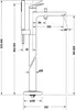 DURAVIT WA5250000046 Wave 1Heb.-Wa.Mi. BS Schw. Mt Produktbild-Vorschau 2