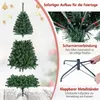COSTWAY 180 cm kunstkerstboom met 928 PVC-takken, kerstboom Productafbeelding-voorbeeld 6