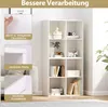 COSTWAY Bibliothèque à 4 compartiments, étagère cubique, Voir les images du produit 5