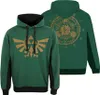 Legend of Zelda Hoodie XXL Dark Green Uni Hyrule a symboly Náhled obrázku produktu 4