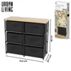 DOCHTMANN Scaffale con contenitori nero 6 ripiani Anteprima dell’immagine prodotto 7