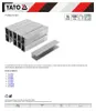 Yato YT-7026, Balík svorek, 1,4 cm, 1,2 mm, 1000 svorek, Náhled obrázku produktu 8