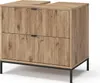 Waschbeckenunterschrank Vicco Eliza Viking Oak 70 x 63 cm Produktbild-Vorschau 1