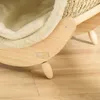 PawHut Katzenhöhle Katzenbett mit Regal Katzenhaus Produktbild-Vorschau 7