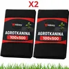 Onkruiddoek 100 x 500 cm, set van 2 stuks (10 m²) – geweven Productafbeelding-voorbeeld 1