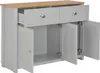 vidaXL Příborník Grau 112x35x81 cm Náhled obrázku produktu 1