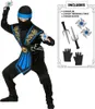 Kombat Ninja Kostüm für Kinder blau Produktbild-Vorschau 1