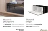 HAJDUK FURNITURE Mobile TV Sospeso Nero Lucido 90 cm Anteprima dell’immagine prodotto 7