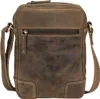 Greenburry kleine Umhängetasche Leder Messenger Bag Vintage Produktbild-Vorschau 1