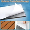 Eikuavons Bodenbelag Matte Rutschfest Deck Teppich Teak EVA Produktbild-Vorschau 7