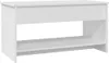 vidaXL Table basse blanche 102x50x52,5 cm Bois composite Voir les images du produit 5