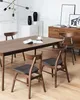 BELIANI Esszimmerstuhl 2er Set Dunkelbraun Holz mit Produktbild-Vorschau 2