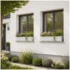 Blumenkasten mit Wasserspeicher Nessa 75 cm Weiß Produktbild-Vorschau 3