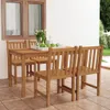vidaXL 5-tlg. Garten-Essgruppe Massivholz Teak -  Produktbild-Vorschau 2