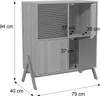 Commode HWC-O40, Armoire Sideboard Highboard avec portes Voir les images du produit 10