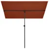 vidaXL Parasol avec mât en aluminium 2x1,5 m Terracota Voir les images du produit 8