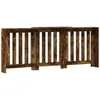 vidaXL Obložení radiátoru kouřový dub 205x21,5x83,5 cm Náhled obrázku produktu 4