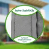 TTL GARDEN Sonnensegel 2,6x2,6m Quadrat beige 300D UV Produktbild-Vorschau 9