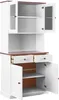 Inter Link Buffet WESTERLAND 5.2 Weiß Massivholz Produktbild-Vorschau 4