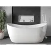 Mexen X-Wall-R półka wnękowa z kołnierzem 75 x 30 cm, biała Podgląd zdjęcia produktu 3