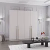 Drehtürenschrank viertürig in Kaschmir/Kaschmir
Breite:	200 cm
Höhe: 210 cm	
Tiefe: 57 cm Produktbild-Vorschau