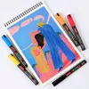 Montessa Acrylstifte Set, 24 Farben, Wasserfeste Marker für Produktbild-Vorschau 6