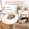 Luxus Kratzbaum mit 2-stöckiger Kratztonne | Katzenbaum mit Produktbild-Vorschau 7