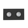Faro 43407, 2 Glühbirne(n), GU10, IP20, Schwarz Produktbild-Vorschau 1