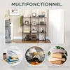 HOMCOM Étagère modulable meuble de rangement cube avec 9 Voir les images du produit 7