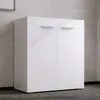 Bílá komoda do kanceláře nebo obývacího pokoje, regál, Náhled obrázku produktu 2