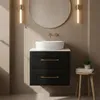 RODAN | Mobile da bagno - 60 cm - Nero opaco - Design Anteprima dell’immagine prodotto 6