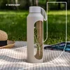 Bouteille en verre Wessper avec housse en silicone – 0,5 L Voir les images du produit 5