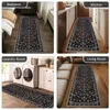 Blumen-Läufer, waschbar, rutschfest, 80 x 300 cm Productafbeelding-voorbeeld