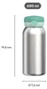 Campus RVS-Trinkflasche mit Klappdeckel, 600 ml - Frozen Produktbild-Vorschau 2