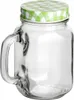 gouveo 12er Set Trinkgläser 450 ml mit Deckel grün, Produktbild-Vorschau 2
