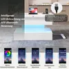 Merax Couchtisch mit LED-Licht und Steckdose, USB & Produktbild-Vorschau 7