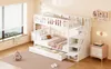 Letto a castello 90x200 cm per bambini, con scaletta Anteprima dell’immagine prodotto 15