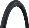 A close-up studio shot of a bicycle tire, isolated on a white background. Podgląd zdjęcia produktu